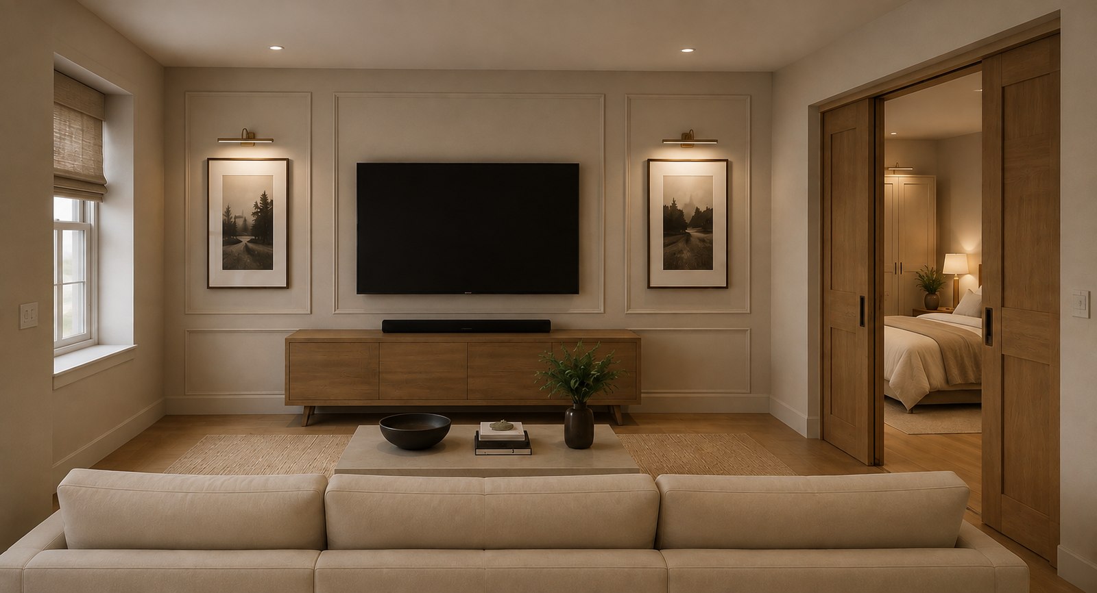NYC Apartment Renovation — living room design concept