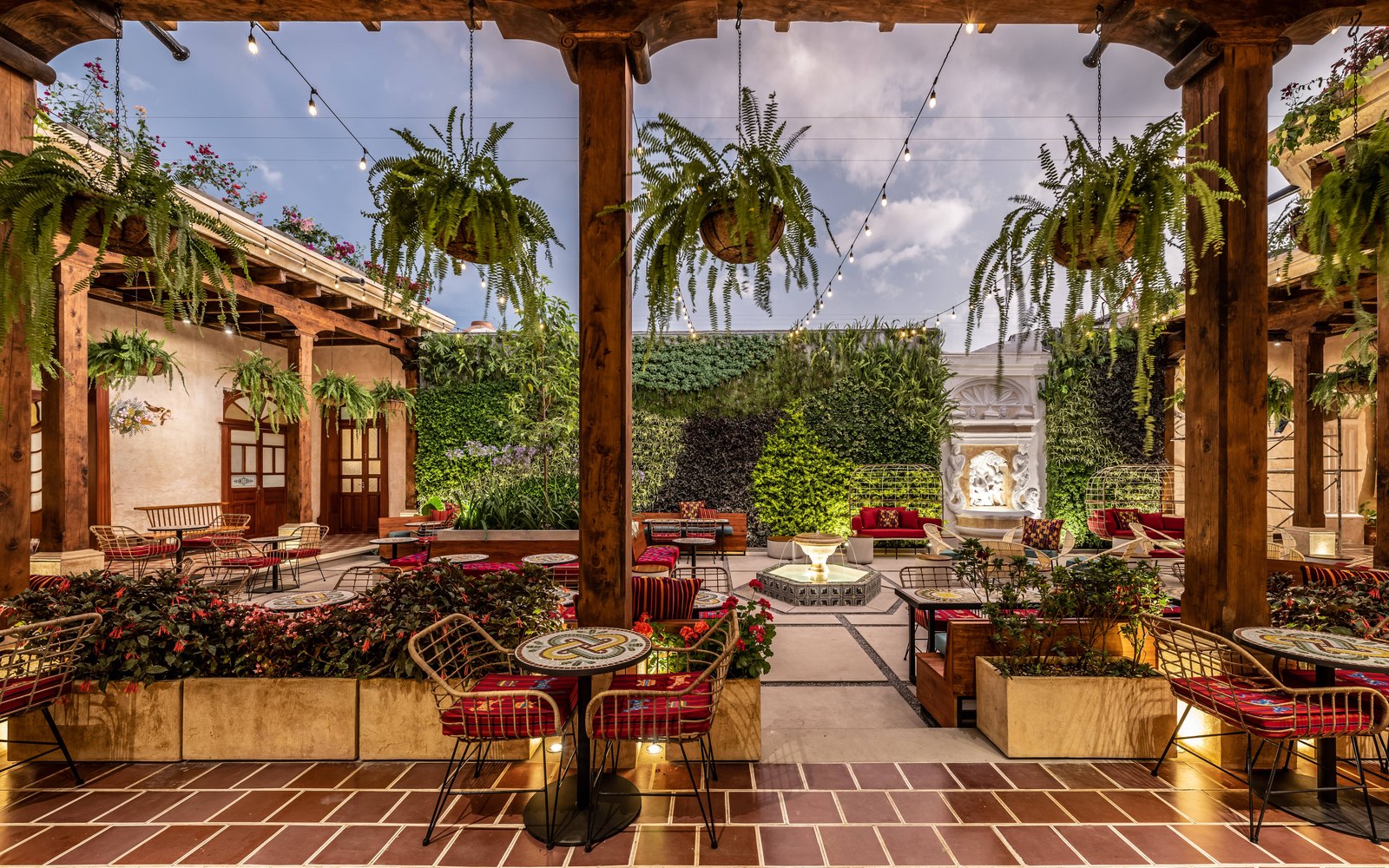 Starbucks — courtyard patio, Antigua, Guatemala